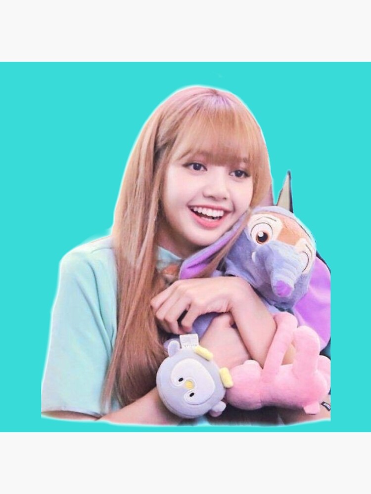 Black Pink Cute Girl Throw Pillow - Image 2