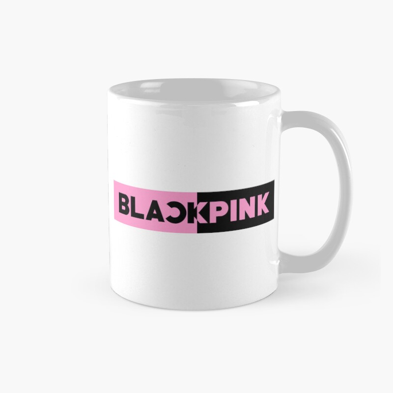 Blackpink Logo Pink Rectangle Mug