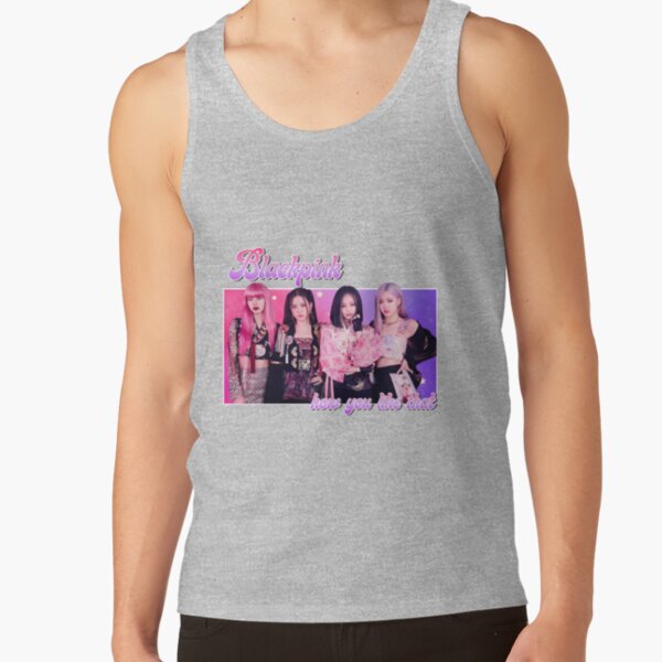 Black Pink Retro Tank Top - Image 3