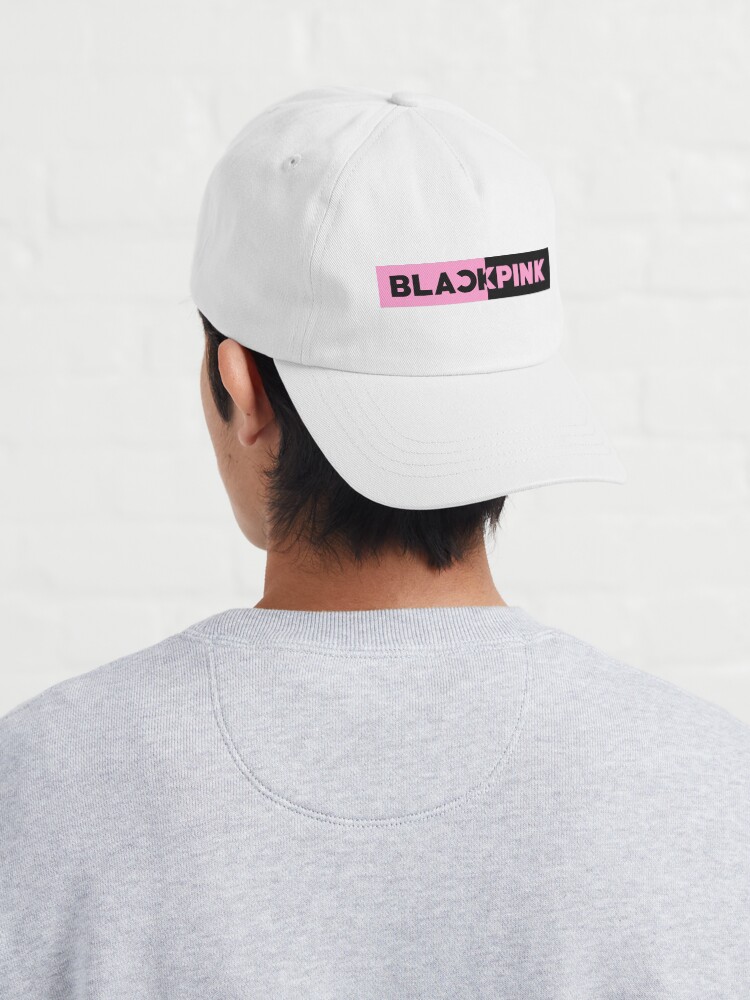 Blackpink Logo Pink Rectangle Cap - Image 3