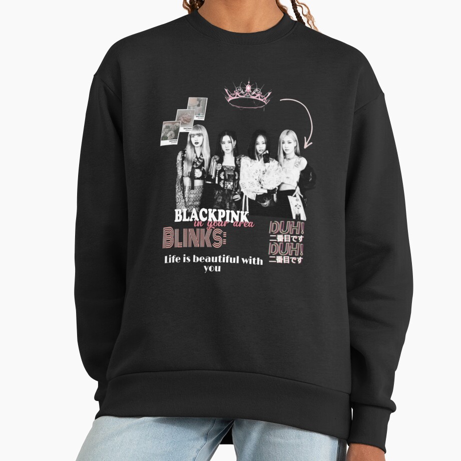 Black Pink Classic Sweatshirt