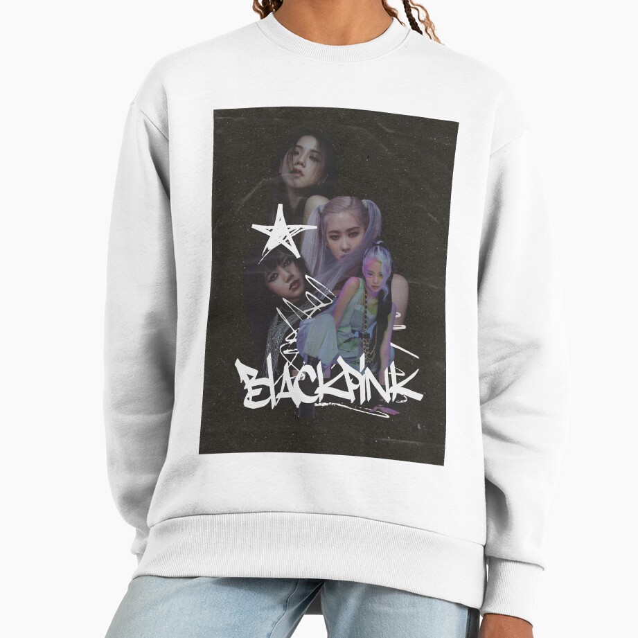 Black Pink Graphic Sweatshirt