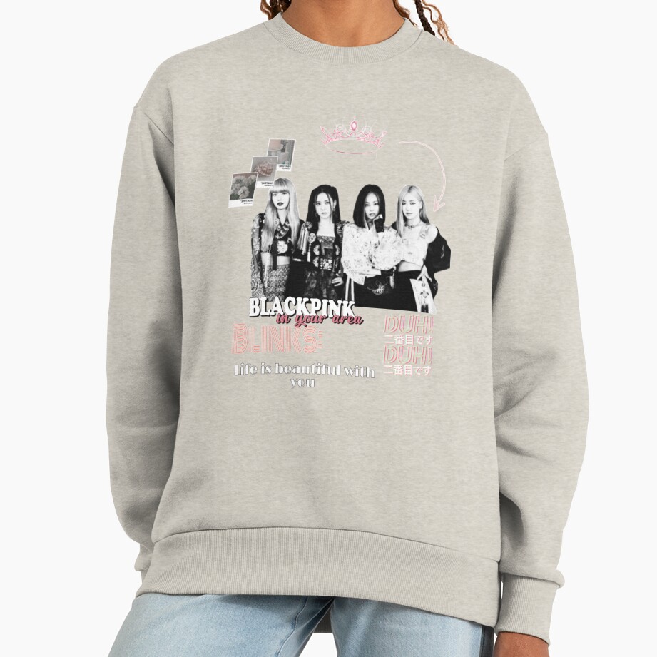 Black Pink Classic Sweatshirt - Image 3