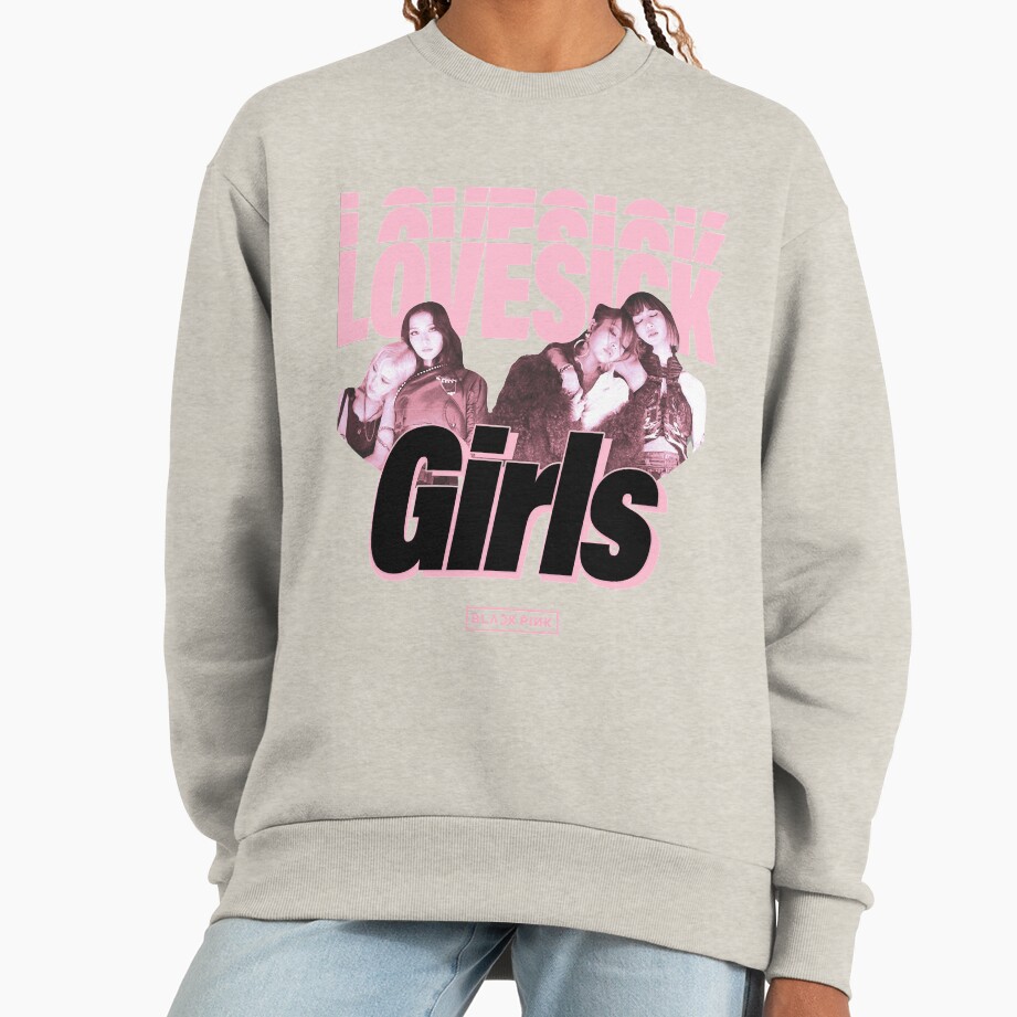 Lovesick Girls Essential T Shirt Sweatshirt - Image 4