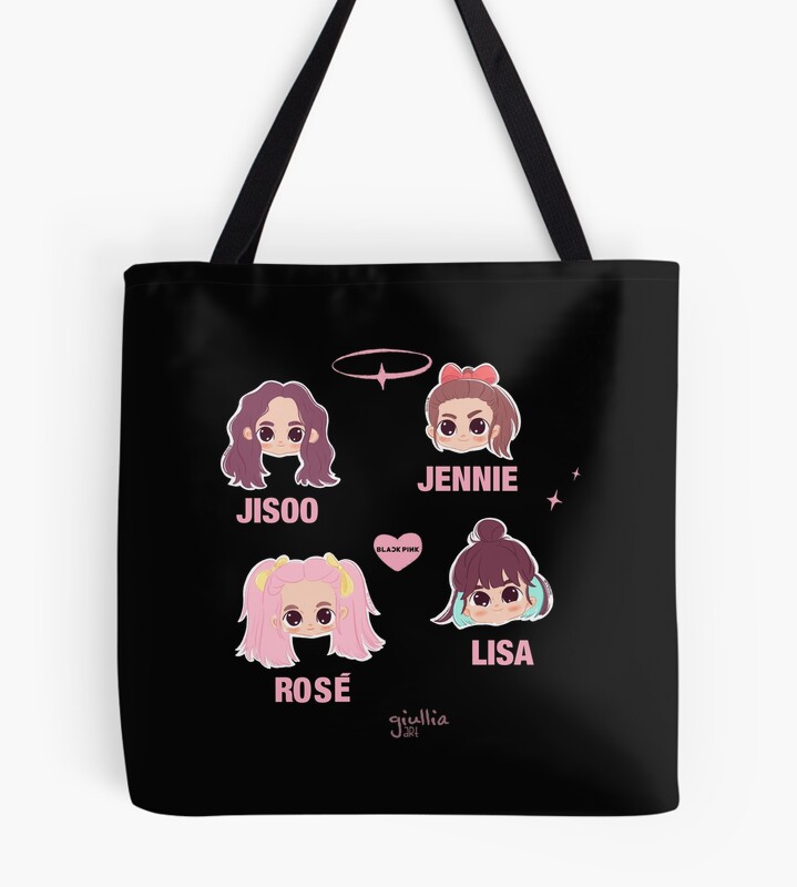 Black Pink Fanart Tote Bag