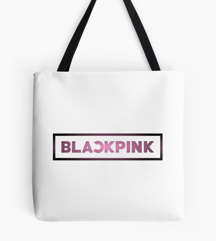 Blackpink Neon Logo Tote Bag