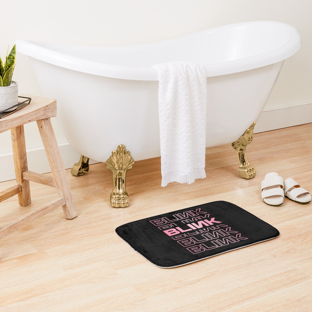 Blink Black Pink Fandom Bath Mat - Image 2
