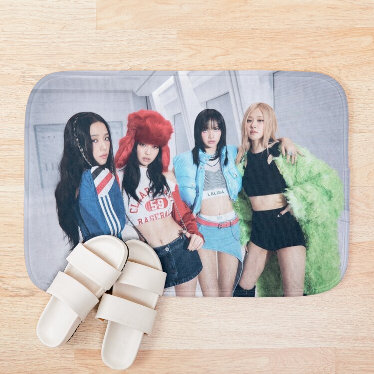 New Collection BlackPink Jennie Lisa Bath Mat - Image 3