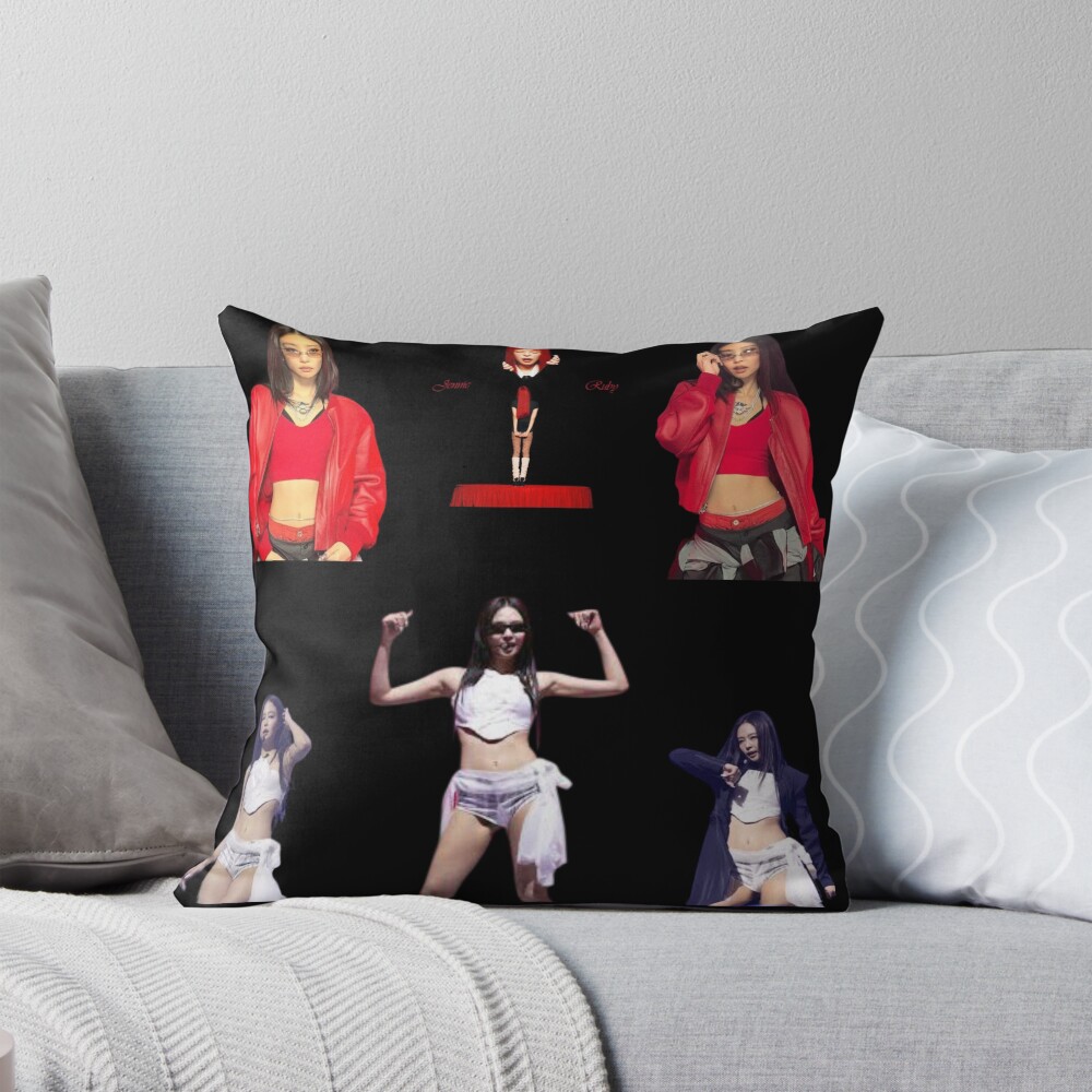 Like Jennie Blackpink Jennie On Stage Throw Pillow