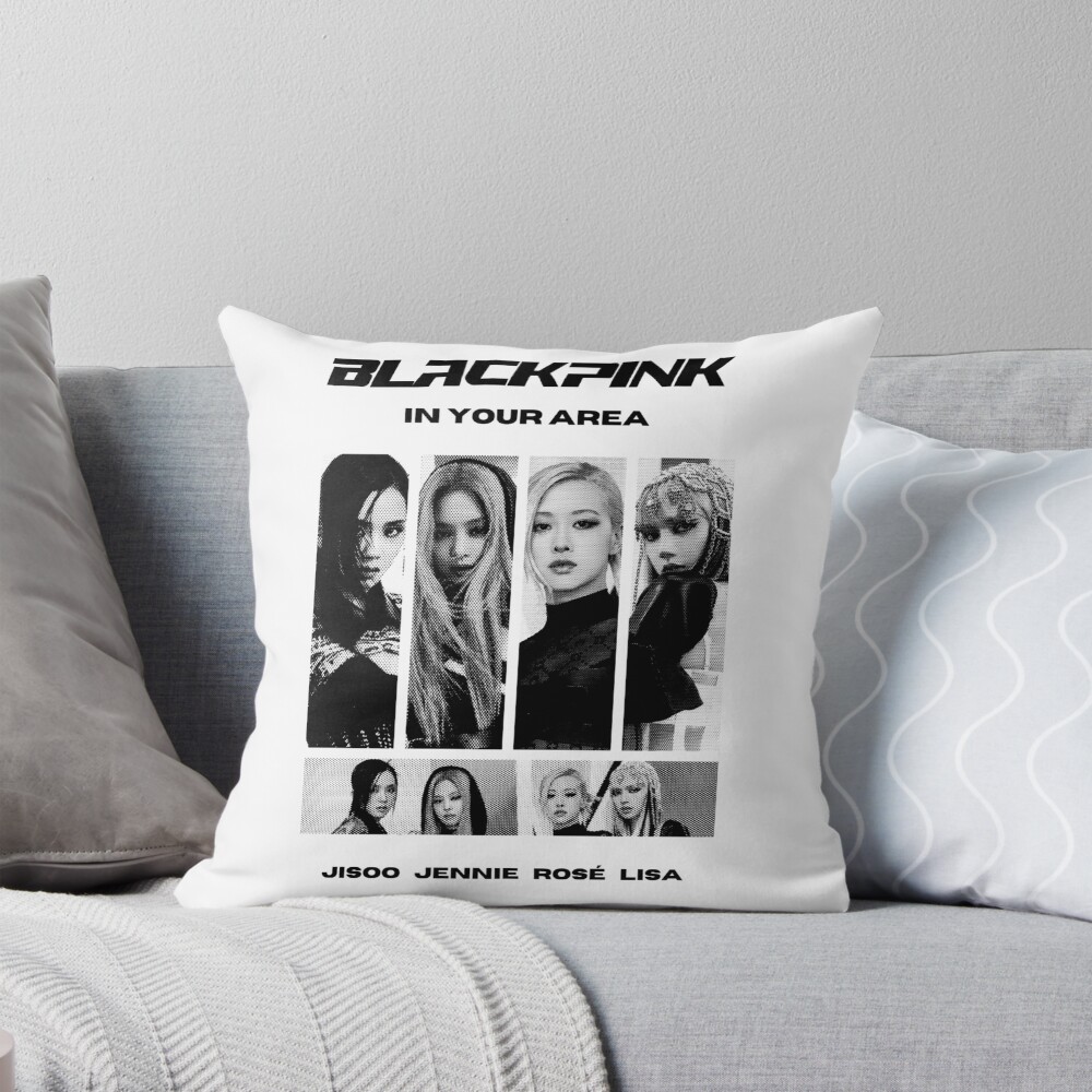 Blackpink Born Pink Bassic Throw Pillow